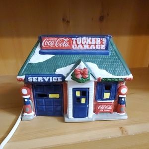 coca-cola collection Christmas village house